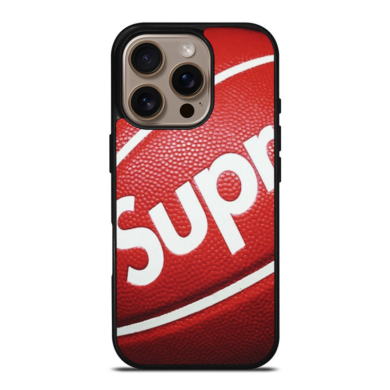SUPREME LOGO BASKETBALL iPhone 16 Pro Case Cover