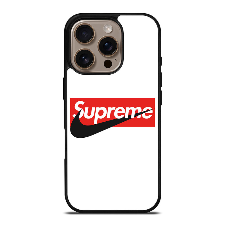 SUPREME X NIKE LOGO iPhone 16 Pro Case Cover