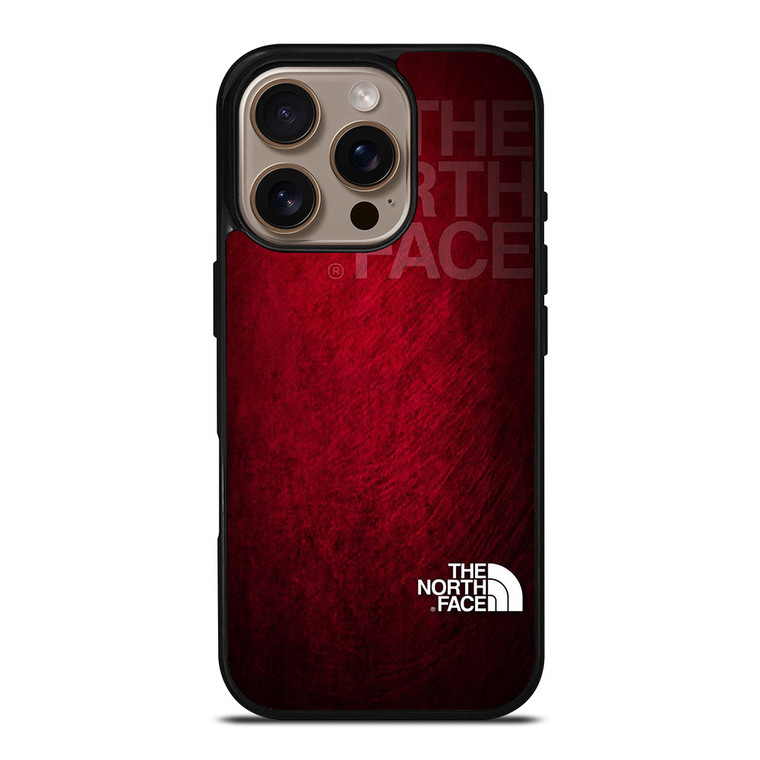 THE NORTH FACE LOGO RED GRUNGE iPhone 16 Pro Case Cover THE NORTH FACE LOGO RED GRUNGE iPhone 16 Pro Case Cover