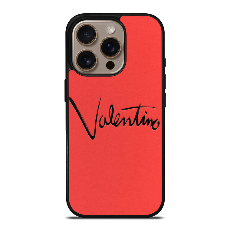 VALENTINO LOGO RED iPhone 16 Pro Case Cover VALENTINO LOGO RED iPhone 16 Pro Case Cover