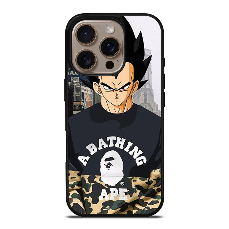 VEGETA CAMO BAPE SUPREME iPhone 16 Pro Case Cover