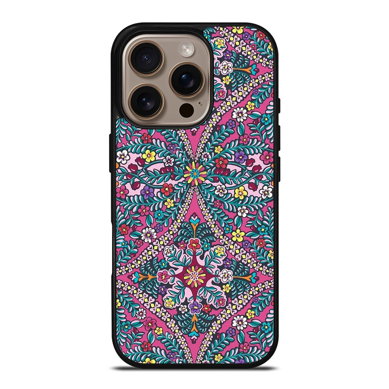 VERA BRADLEY FLOWER PATTERN 2 iPhone 16 Pro Case Cover VERA BRADLEY FLOWER PATTERN 2 iPhone 16 Pro Case Cover