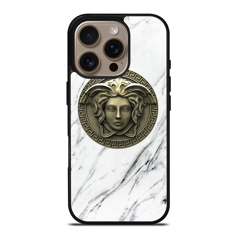 VERSACE GOLDEN MEDUSA EMBLEM iPhone 16 Pro Case Cover