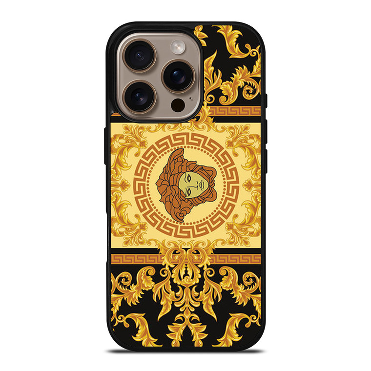VERSACE ORNAMENT LOGO iPhone 16 Pro Case Cover