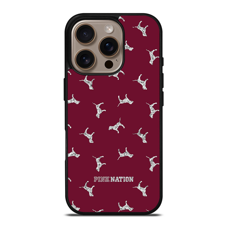 VICTORIA'S SECRET PINK NATION DOG iPhone 16 Pro Case Cover