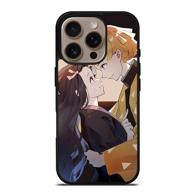 ZENITSU AND NEZUKO KAMADO DEMON SLAYER iPhone 16 Pro Case Cover