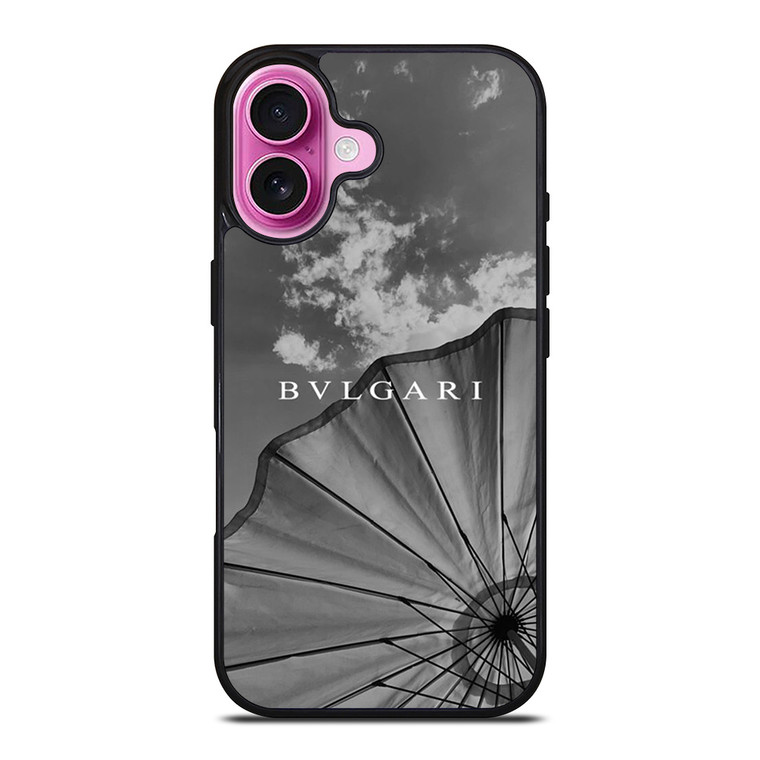BULGARI BVLGARI LOGO UMBRELLA iPhone 16 Plus Case Cover