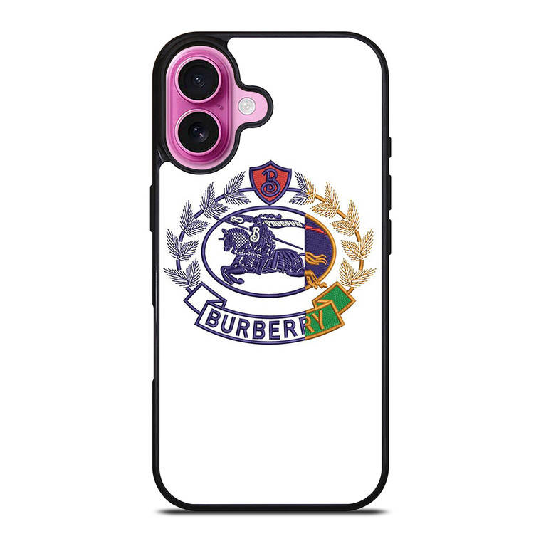 BURBERRY LONDON ICON KNIGHT LOGO iPhone 16 Plus Case Cover