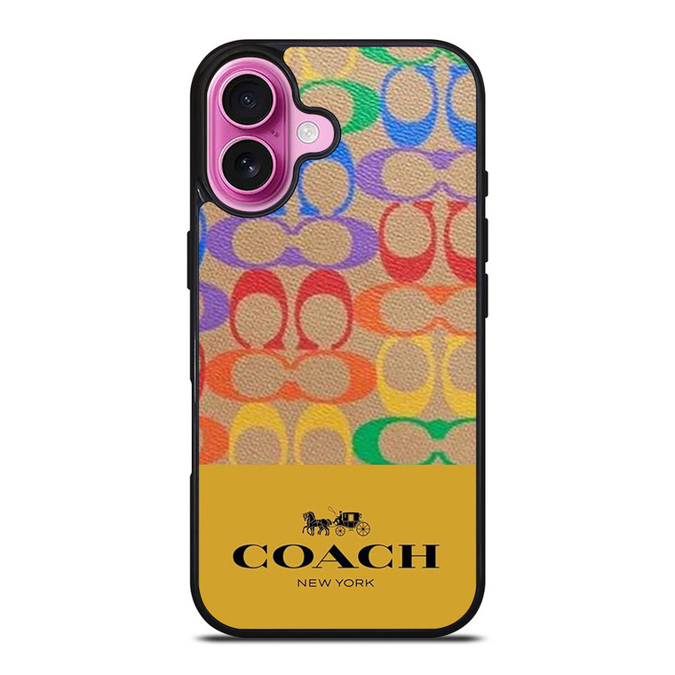 COACH NEW YORK ICON LOGO iPhone 16 Plus Case Cover COACH NEW YORK ICON LOGO iPhone 16 Plus Case Cover