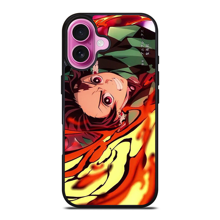 DEMON SLAYER TANJIRO ANIME MANGA iPhone 16 Plus Case Cover