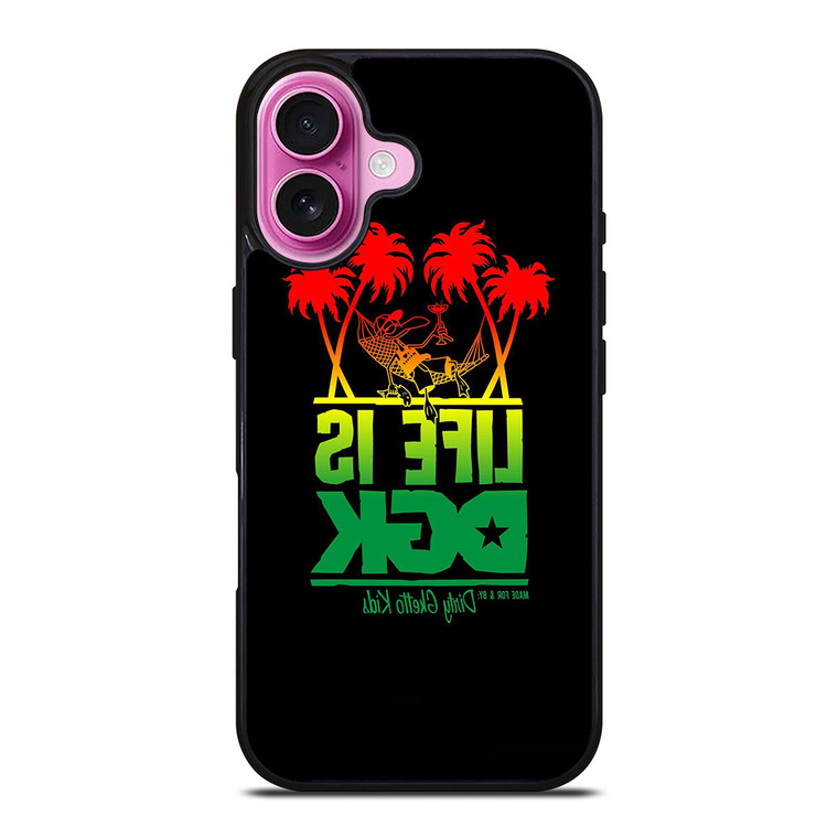 DGK SKATEBOARDING RAINBOW LOGO iPhone 16 Plus Case Cover