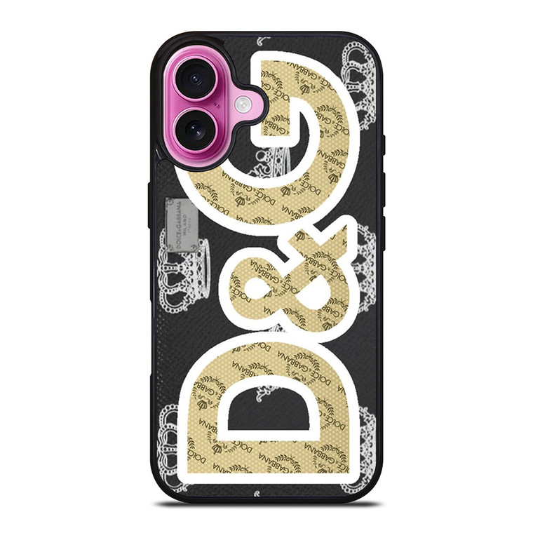 DOLCE AND GABBANA D&G LOGO ICON iPhone 16 Plus Case Cover