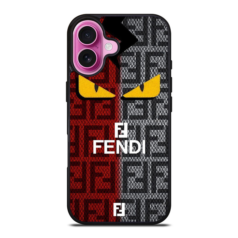 FENDI EYES LOGO iPhone 16 Plus Case Cover FENDI EYES LOGO iPhone 16 Plus Case Cover