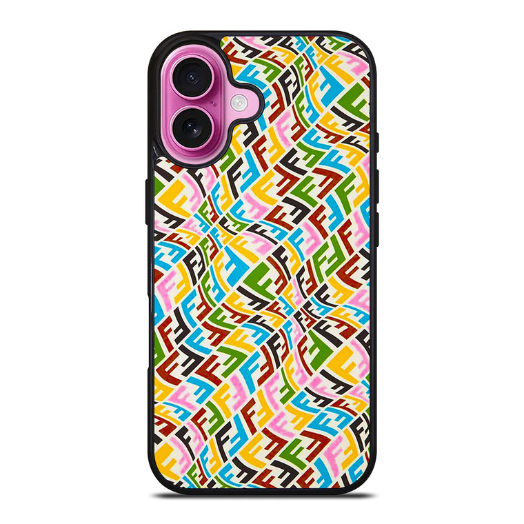 FENDI LOGO COLORFUL iPhone 16 Plus Case Cover FENDI LOGO COLORFUL iPhone 16 Plus Case Cover