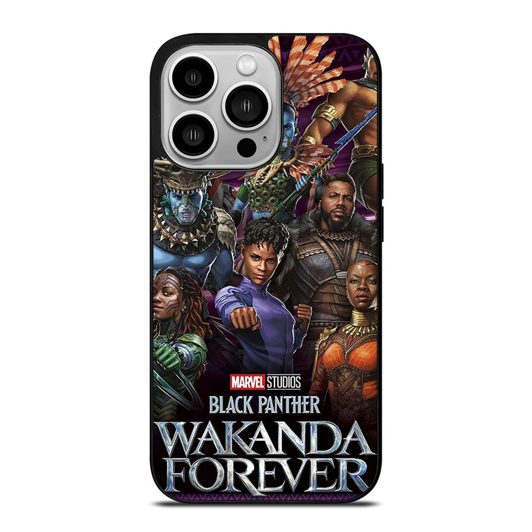 BLACK PANTHER MARVEL WAKANDA FOREVER ALL  iPhone 14 Pro Case Cover