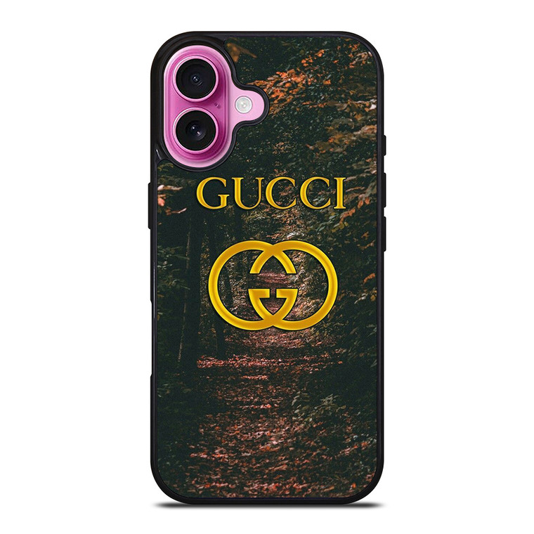 GUCCI LOGO NATURE iPhone 16 Plus Case Cover