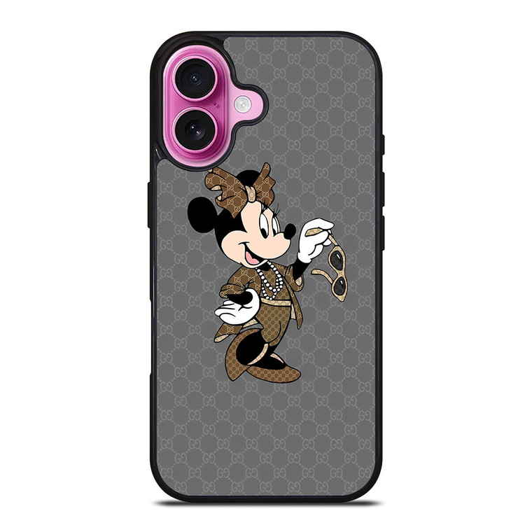 GUCCI MINNIE MOUSE STYLE iPhone 16 Plus Case Cover