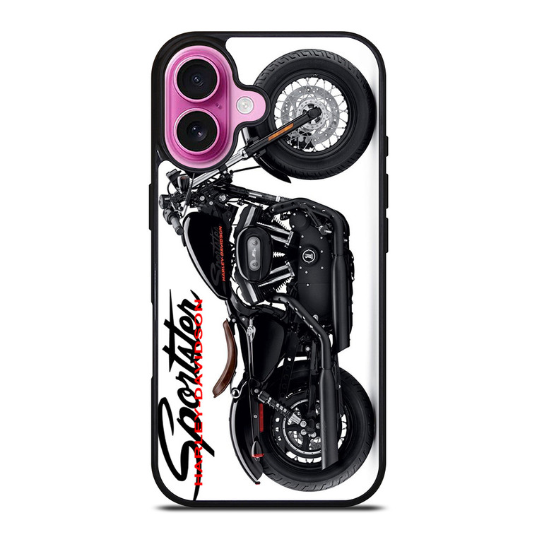 HARLEY DAVIDSON CUSTOM SPORTSTER iPhone 16 Plus Case Cover HARLEY DAVIDSON CUSTOM SPORTSTER iPhone 16 Plus Case Cover