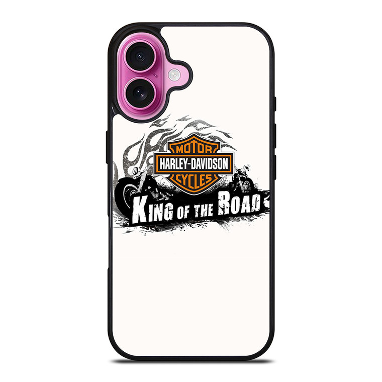 HARLEY DAVIDSON KING OF ROAD iPhone 16 Plus Case Cover HARLEY DAVIDSON KING OF ROAD iPhone 16 Plus Case Cover