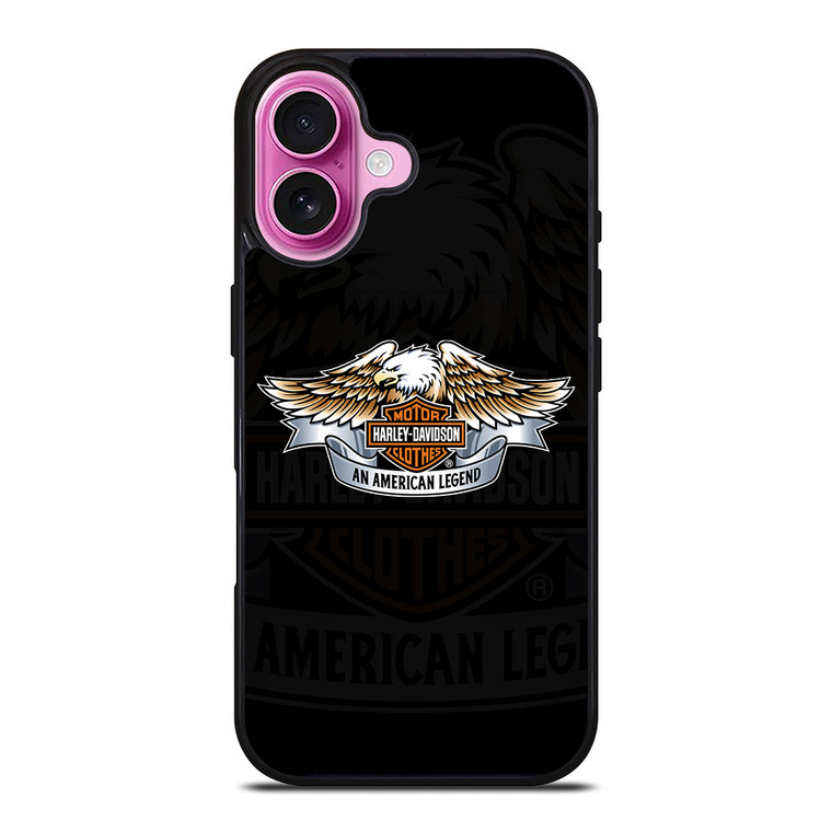 HARLEY DAVIDSON MOTOR EAGLE LOGO iPhone 16 Plus Case Cover