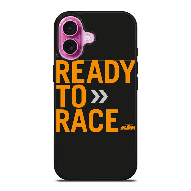 KTM READY TO RACE SYMBOL iPhone 16 Plus Case Cover