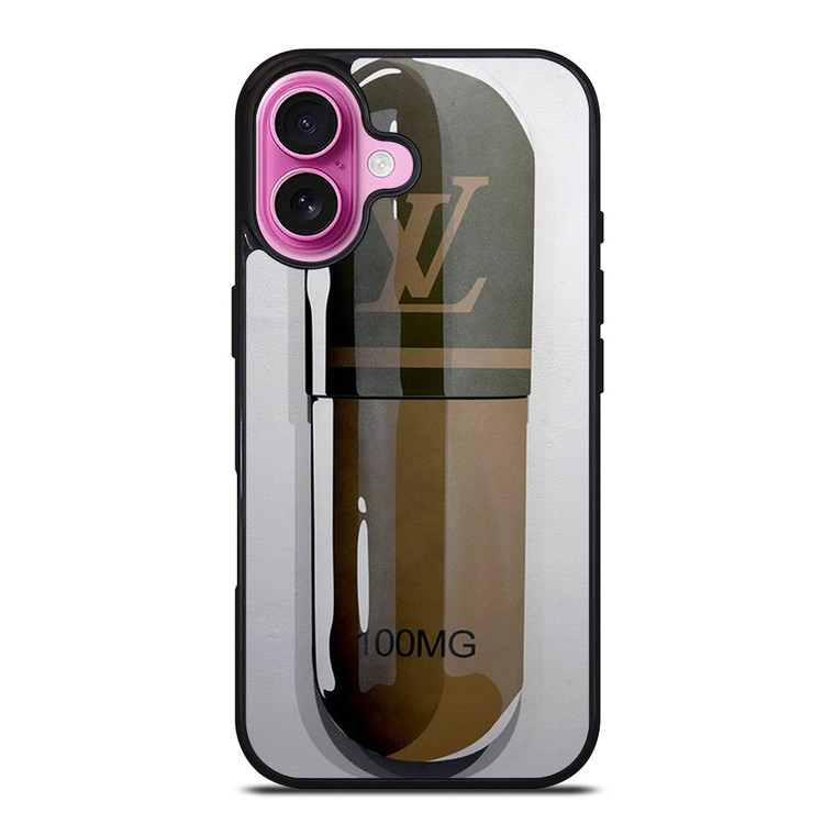 LOUIS VUITTON LOGO 100 MG DRUG ICON iPhone 16 Plus Case Cover LOUIS VUITTON LOGO 100 MG DRUG ICON iPhone 16 Plus Case Cover