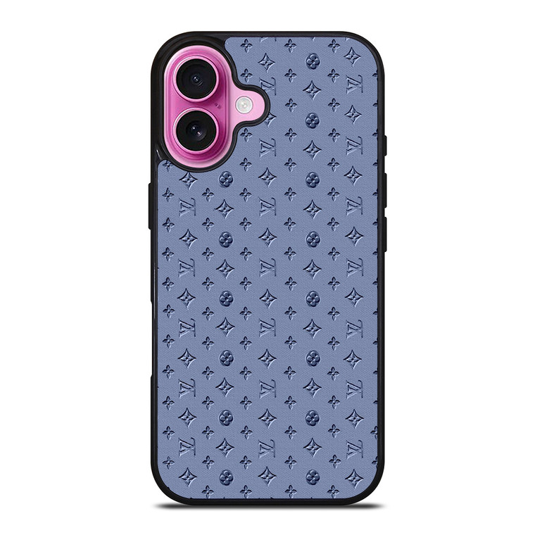 LOUIS VUITTON LOGO GRAY iPhone 16 Plus Case Cover