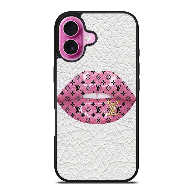 LOUIS VUITTON LV LOGO LIPS ICON iPhone 16 Plus Case Cover LOUIS VUITTON LV LOGO LIPS ICON iPhone 16 Plus Case Cover