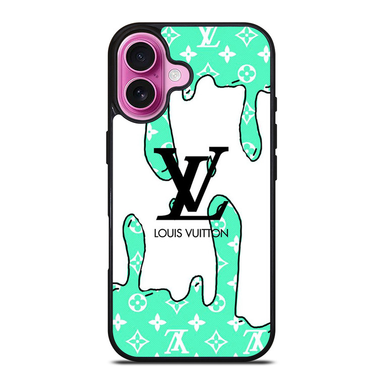 LOUIS VUITTON LV LOGO MELTING EMBLEM iPhone 16 Plus Case Cover LOUIS VUITTON LV LOGO MELTING EMBLEM iPhone 16 Plus Case Cover