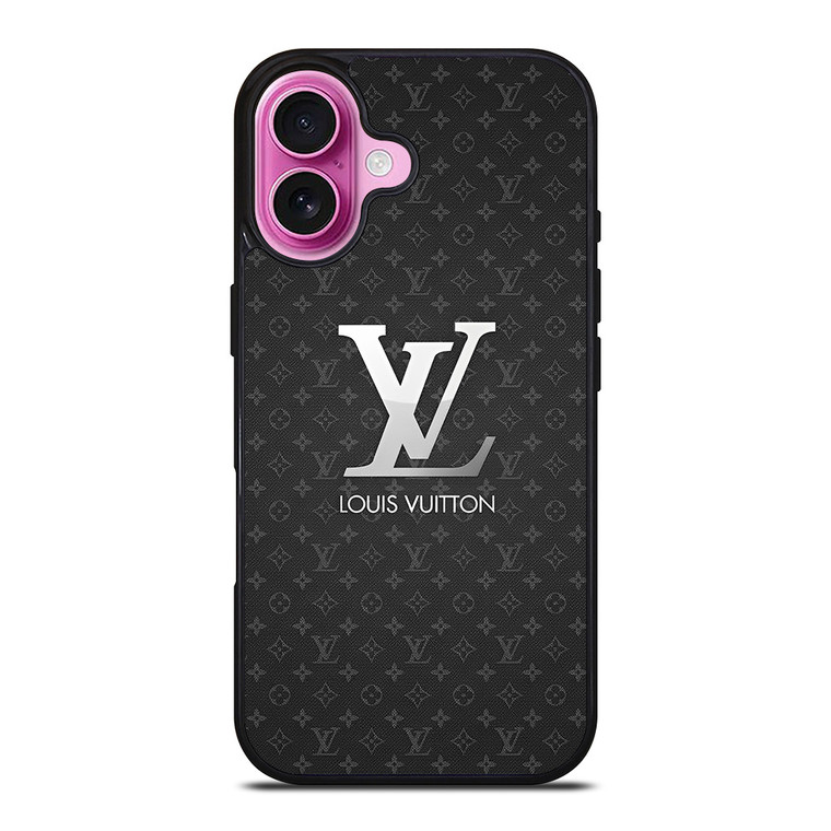 LV LOUIS VUITTON BLACK ICON iPhone 16 Plus Case Cover LV LOUIS VUITTON BLACK ICON iPhone 16 Plus Case Cover