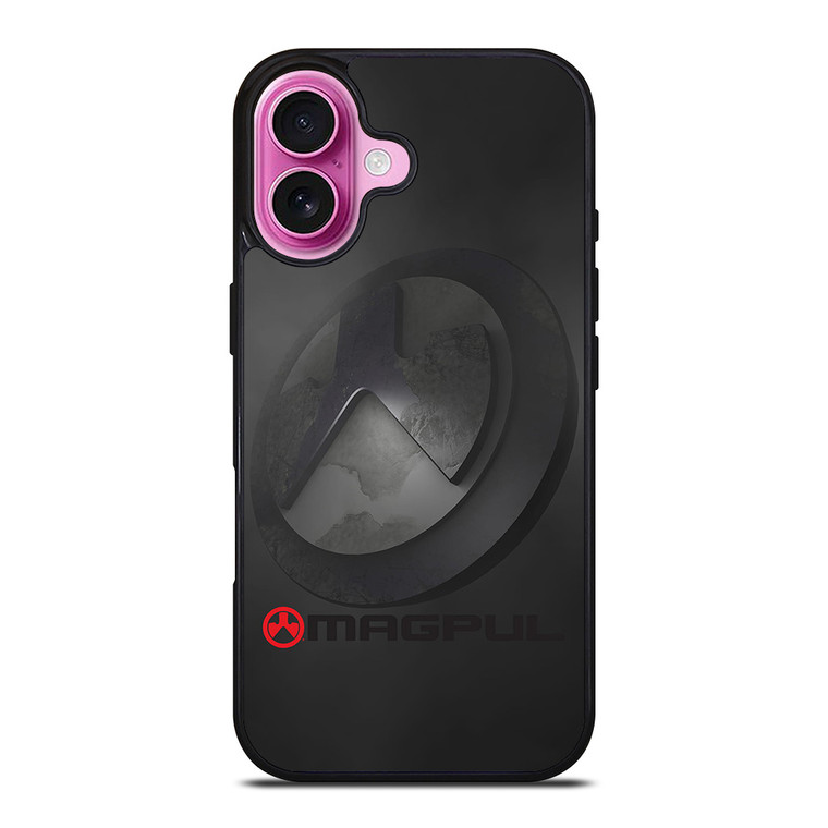 MAGPUL INDUSTRIES METAL LOGO MILITARY ARM iPhone 16 Plus Case Cover MAGPUL INDUSTRIES METAL LOGO MILITARY ARM iPhone 16 Plus Case Cover