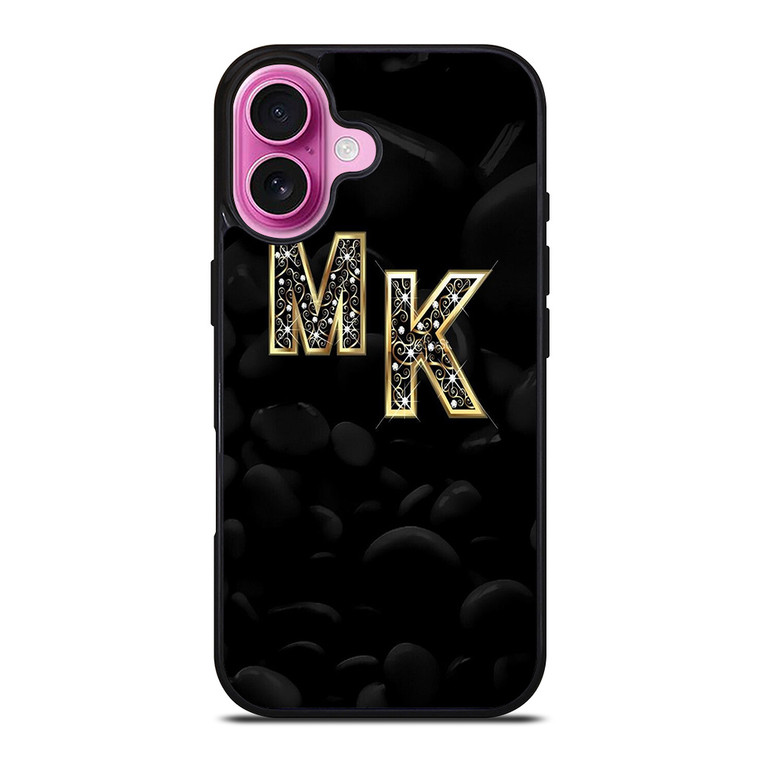 MICHAEL KORS MK GOLD LOGO iPhone 16 Plus Case Cover MICHAEL KORS MK GOLD LOGO iPhone 16 Plus Case Cover