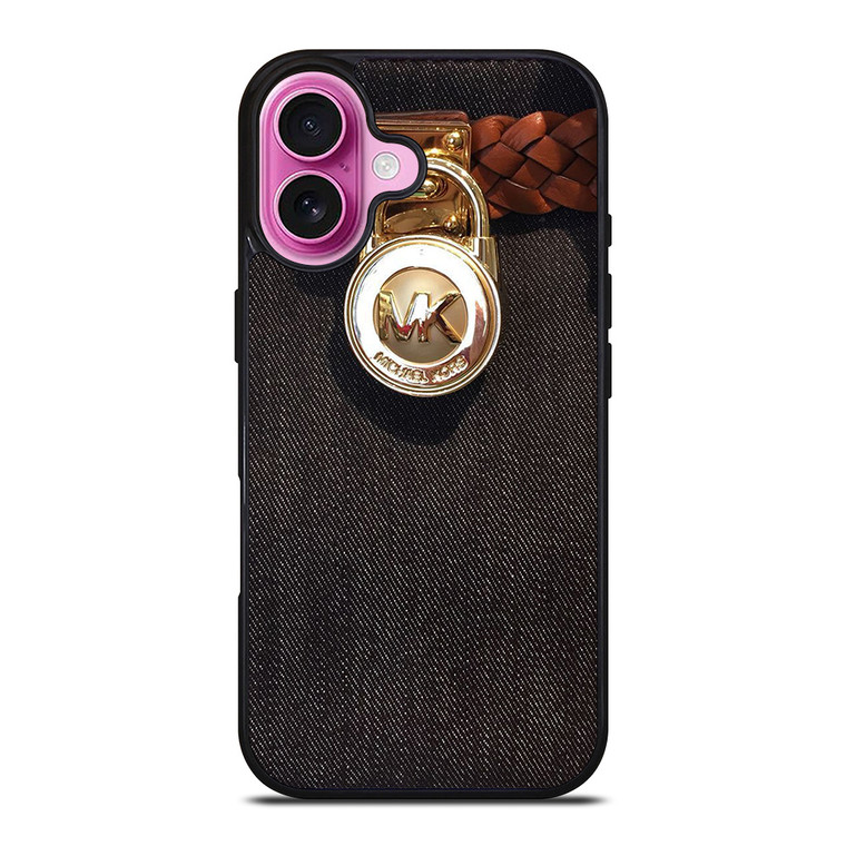 MICHAEL KORS MK PADLOCK iPhone 16 Plus Case Cover MICHAEL KORS MK PADLOCK iPhone 16 Plus Case Cover