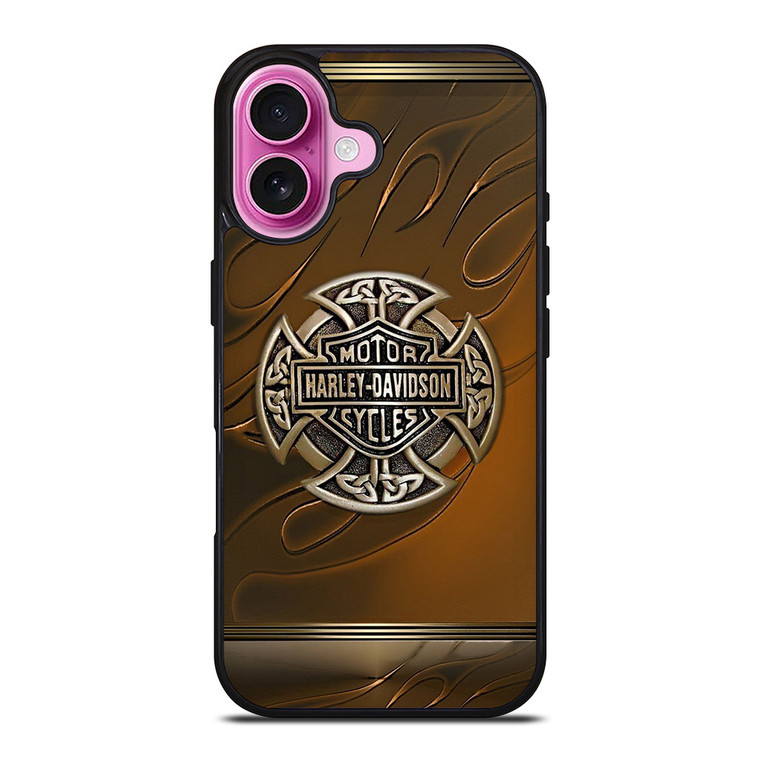MOTOR HARLEY DAVIDSON CYCLES LOGO iPhone 16 Plus Case Cover MOTOR HARLEY DAVIDSON CYCLES LOGO iPhone 16 Plus Case Cover