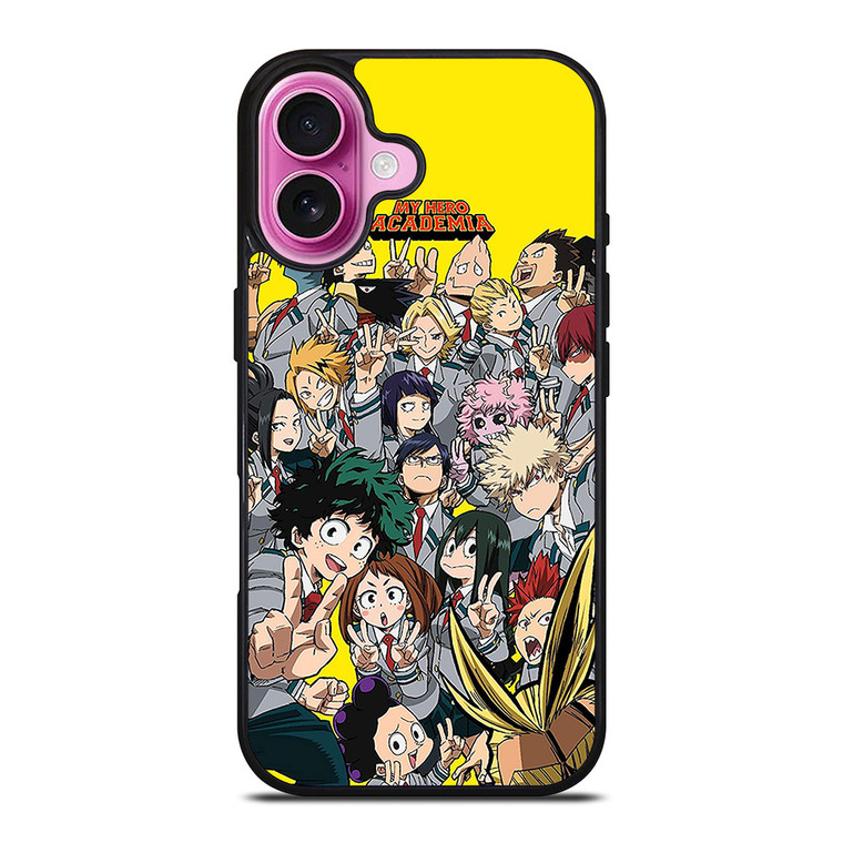 MY HERO ACADEMIA CHARACTER ANIME iPhone 16 Plus Case Cover MY HERO ACADEMIA CHARACTER ANIME iPhone 16 Plus Case Cover