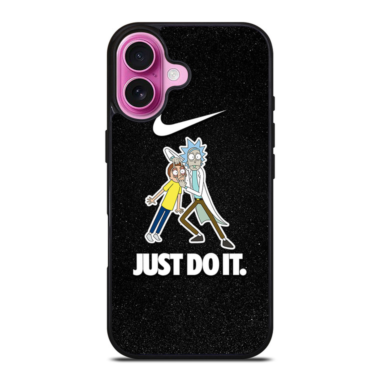 NIKE JUST DO IT X RICK AND MORTY iPhone 16 Plus Case Cover