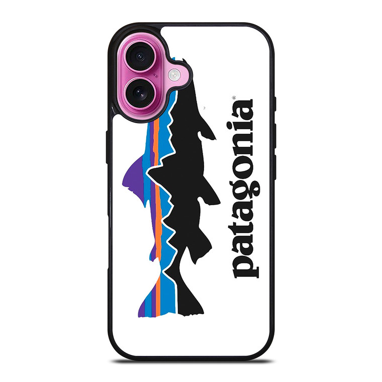 PATAGONIA FISHING BUILT LOGO iPhone 16 Plus Case Cover