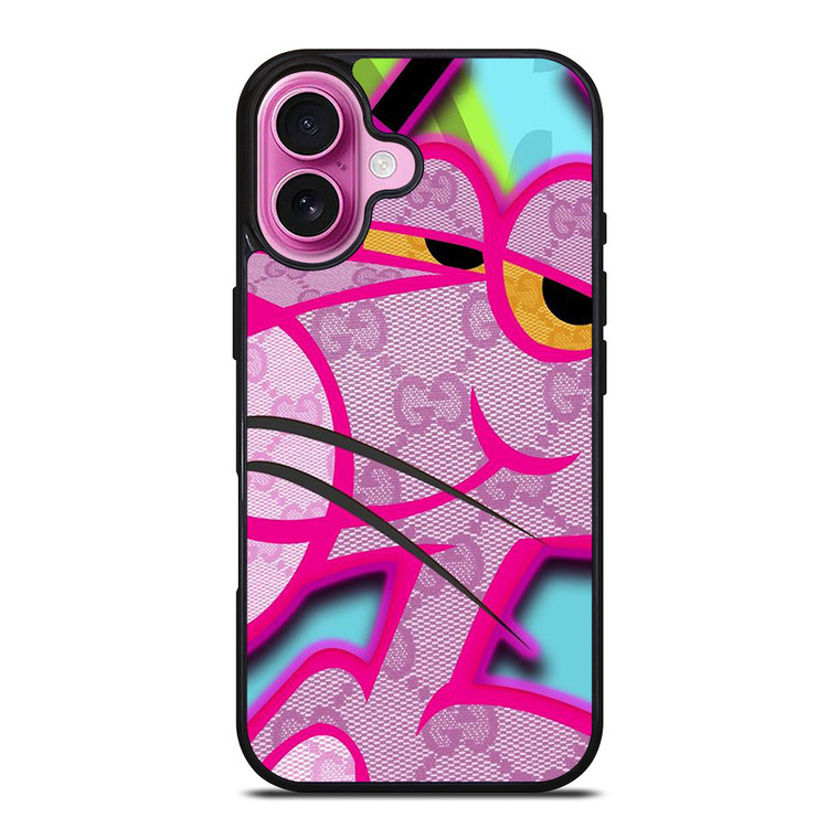 PINK PANTHER GUCCI ICON iPhone 16 Plus Case Cover