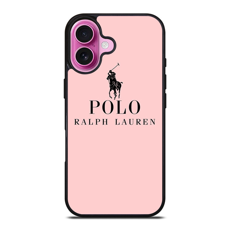 POLO RALPH LAUREN LOGO PINK iPhone 16 Plus Case Cover POLO RALPH LAUREN LOGO PINK iPhone 16 Plus Case Cover