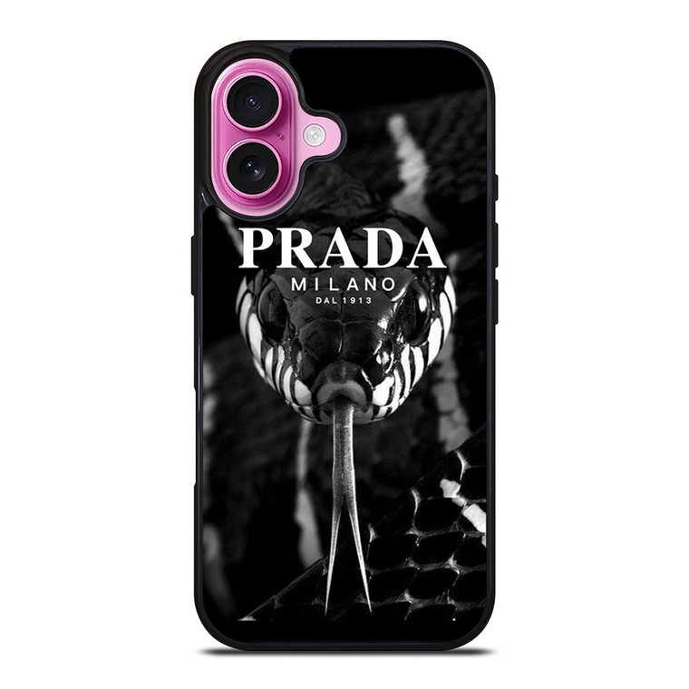 PRADA MILANO DAL 1913 ICON SNAKE iPhone 16 Plus Case Cover