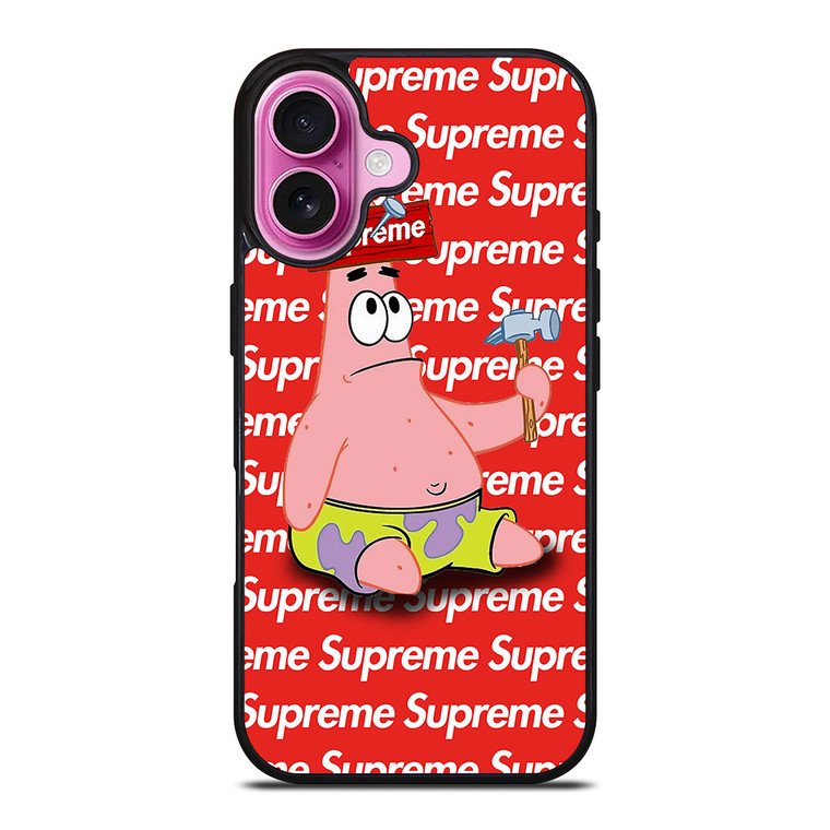 SUPREME PATRICK AND HAMMER iPhone 16 Plus Case Cover