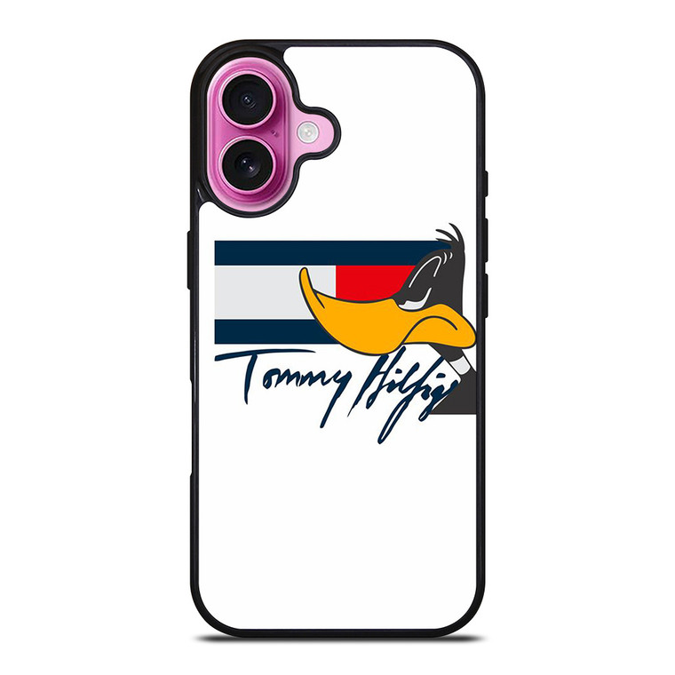 TOMMY HILFIGER LOGO DAFFY DUCK iPhone 16 Plus Case Cover TOMMY HILFIGER LOGO DAFFY DUCK iPhone 16 Plus Case Cover