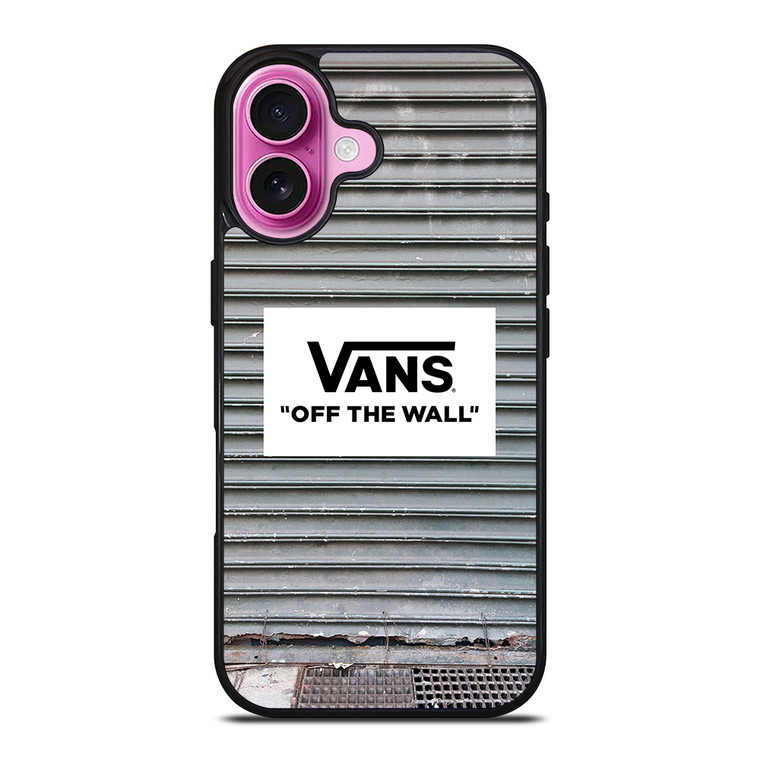 VANS OFF THE WALL IRON STRIPE iPhone 16 Plus Case Cover VANS OFF THE WALL IRON STRIPE iPhone 16 Plus Case Cover