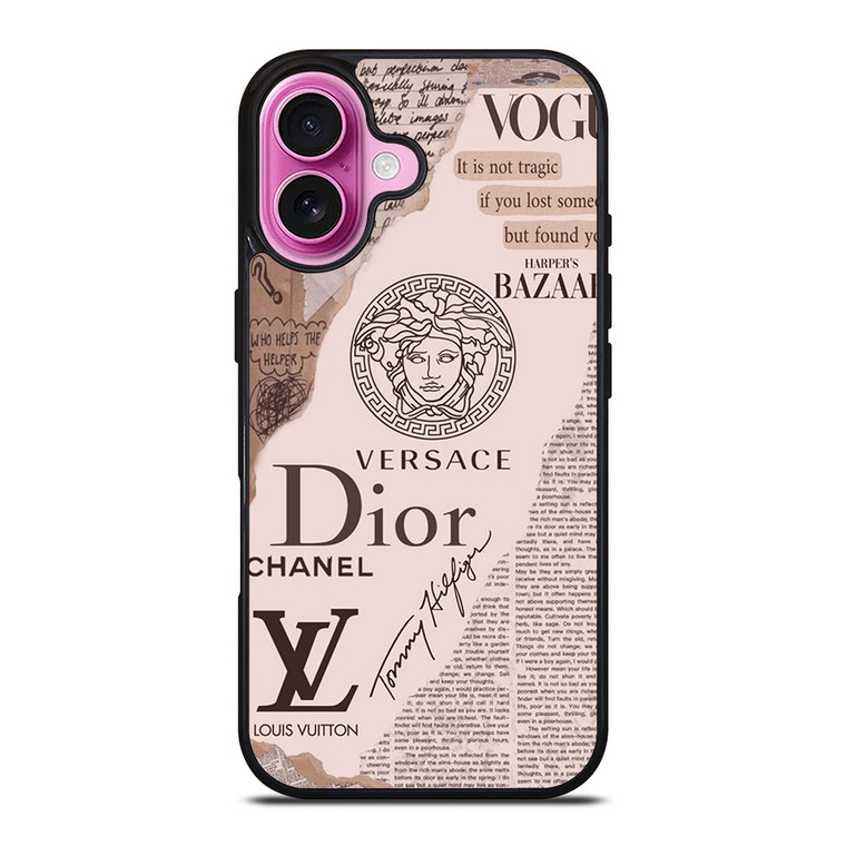 VERSACE LOUIS VUITTON LV DIOR WALLPAPER iPhone 16 Plus Case Cover