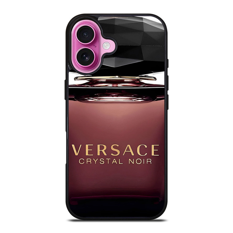 VERSACE PERFUME CRYSTAL NOIR iPhone 16 Plus Case Cover
