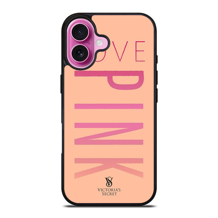 VICTORIA S SECRET LOVE PINK iPhone 16 Plus Case Cover