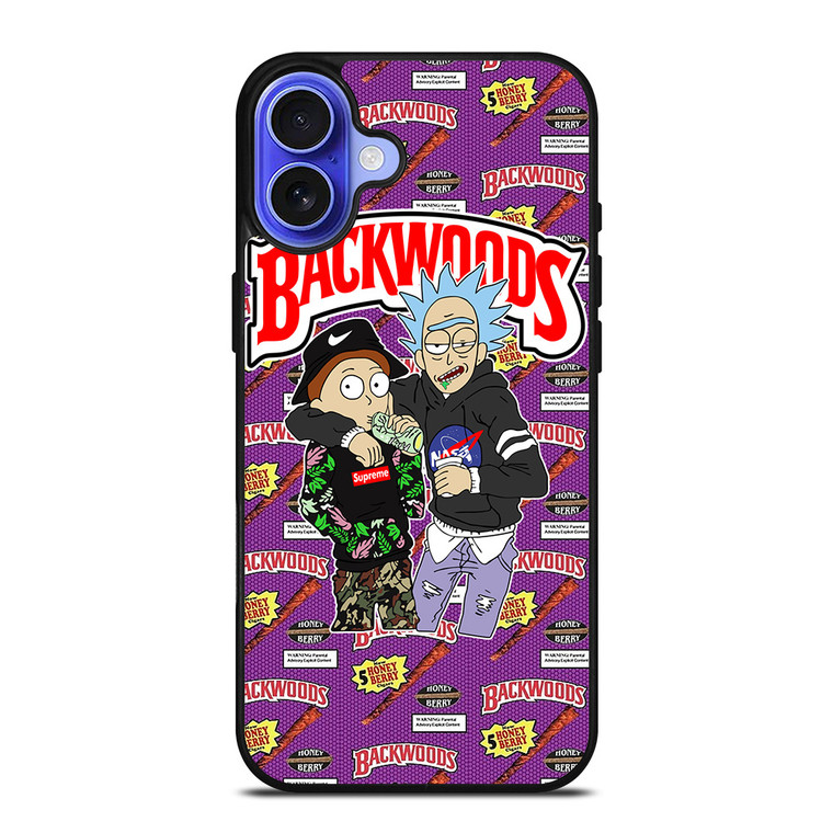 BACKWOODS CIGAR RICK AND MORTY iPhone 16 Case Cover