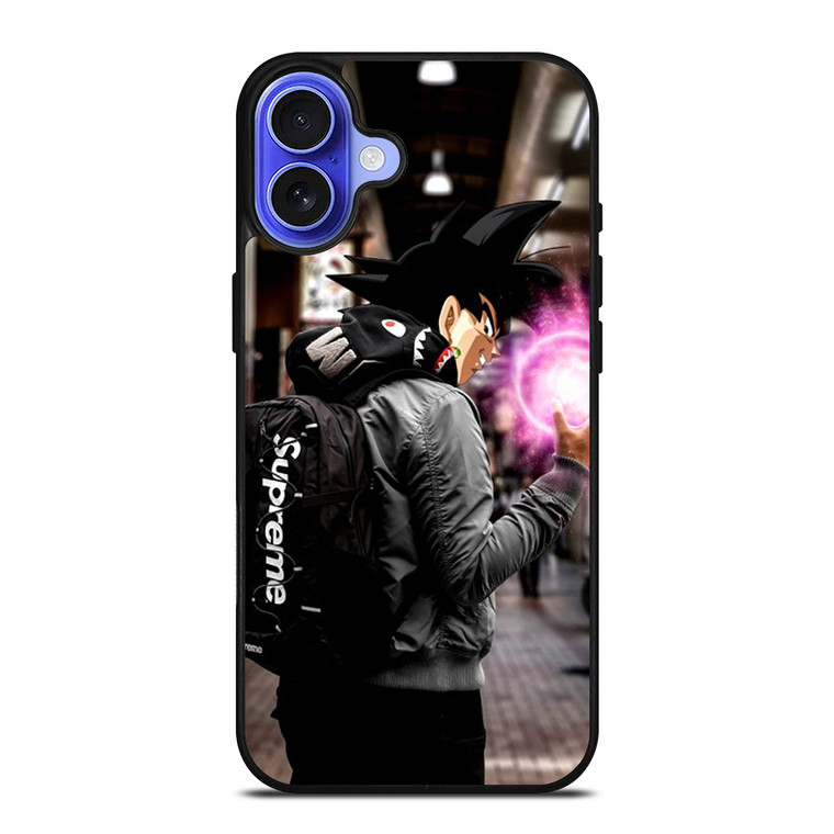 BLACK GOKU SUPREME iPhone 16 Case Cover