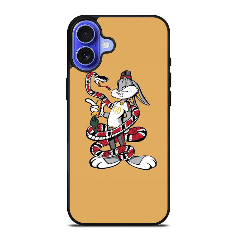 BUGS BUNNY CARTOON GUCCI SNAKE ICON iPhone 16 Case Cover