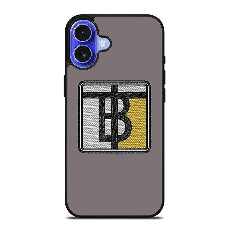 BURBERRY LONDON EMBROIDERY LOGO iPhone 16 Case Cover